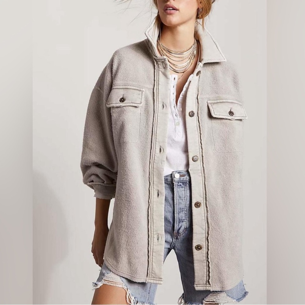 Free People Gray Ruby Jacket